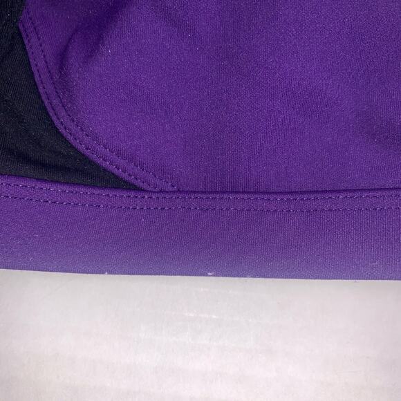 BUFFBUNNY Namastay Sports Bra. Medium. Purple and Black - Picture 12 of 12